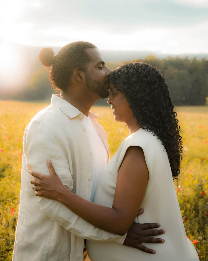 Couple lors d'un reportage photo mariage